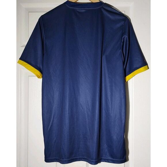 Men's Mitre Columbia National Team Jersey Blue Striped - Medium - Picture 5 of 5